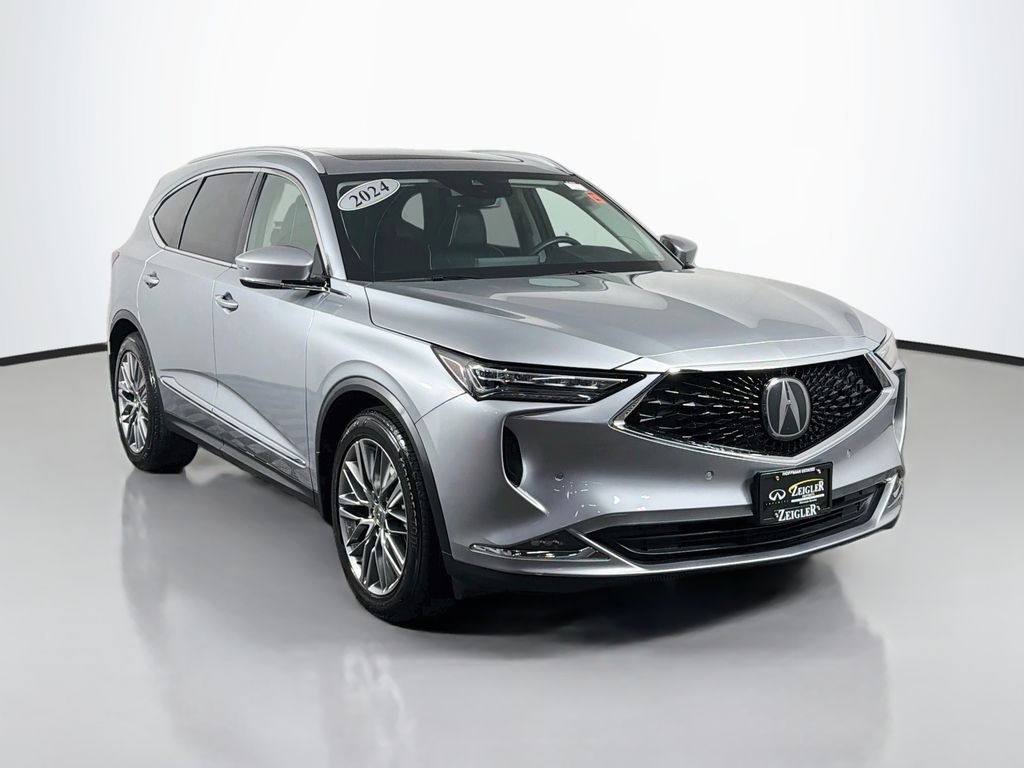 Used 2024 Lunar Silver Metallic Acura Advance image 2