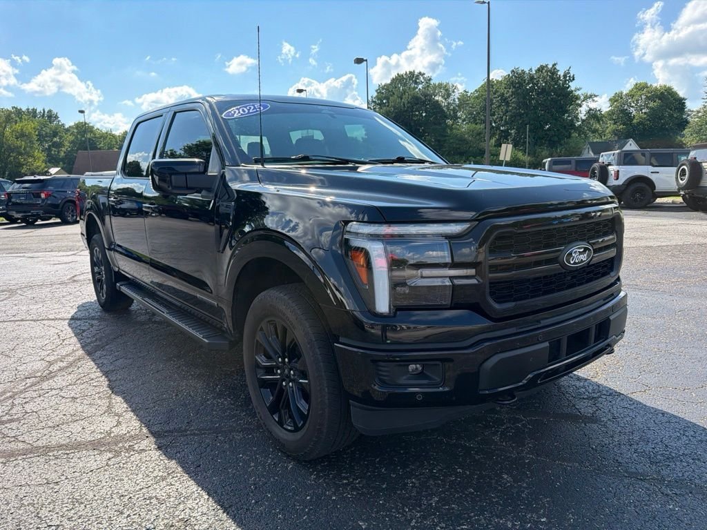Used 2025 Agate Black Metallic Ford Lariat image 12