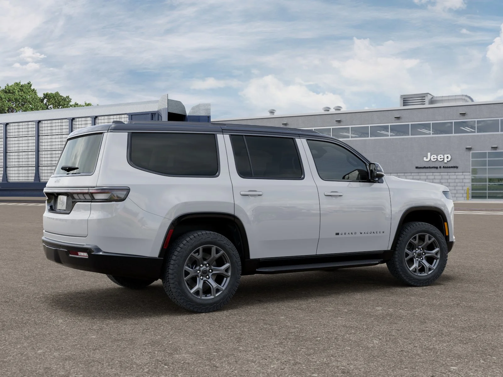 New 2026 Bright White Clear-Coat Exterior Paint Jeep Grand Wagoneer image 2