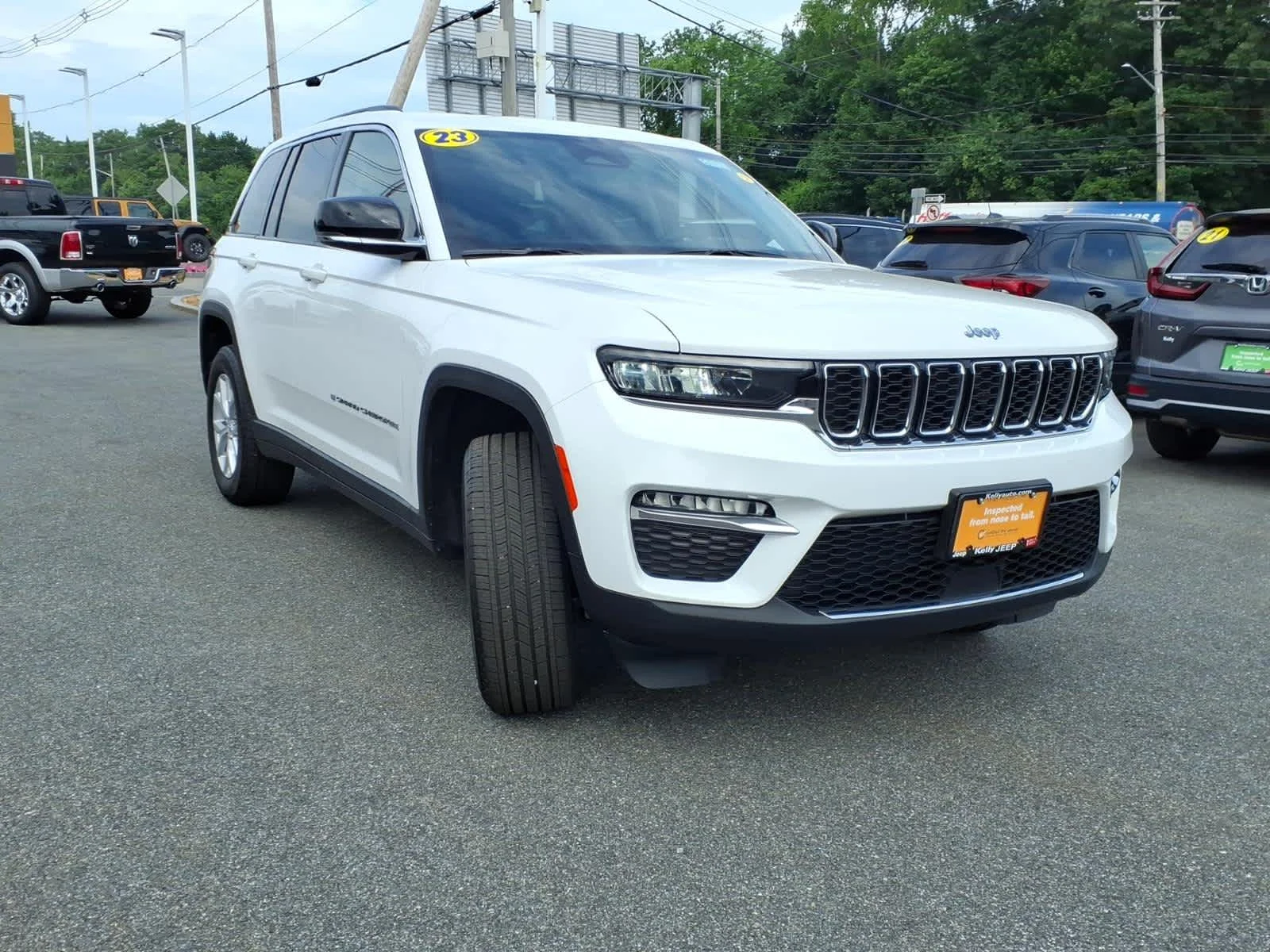 Certified Used 2023 Bright White Clearcoat Jeep Limited image 5
