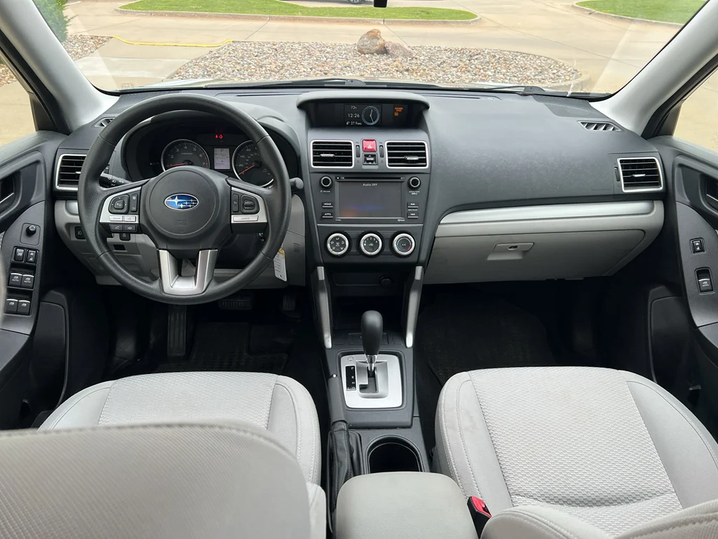 Used 2017 Subaru Forester Base with VIN JF2SJABC1HH517776 for sale in Pella, IA