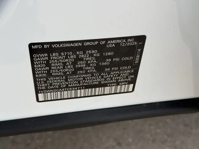 New 2026 White Volkswagen 2.0T SE w/Technology image 20