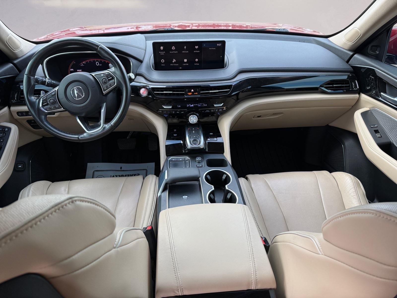Used 2022 Performance Red Pearl Acura SH-AWD w/Advance image 10
