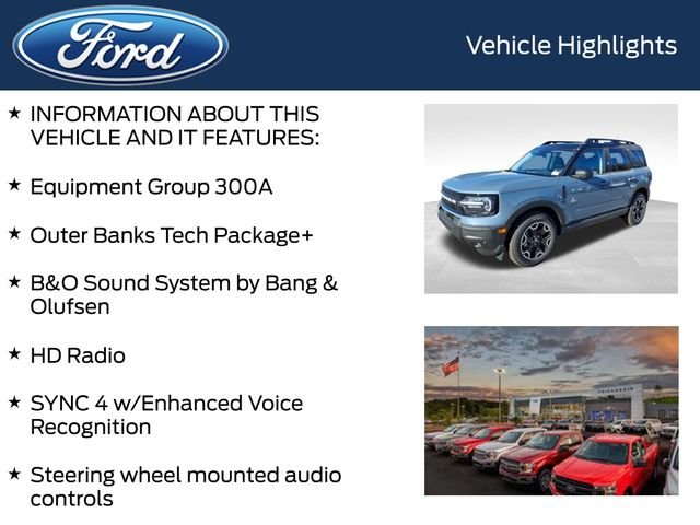 New 2025 Azure Gray Metallic Tri-Coat Ford Outer Banks® image 4