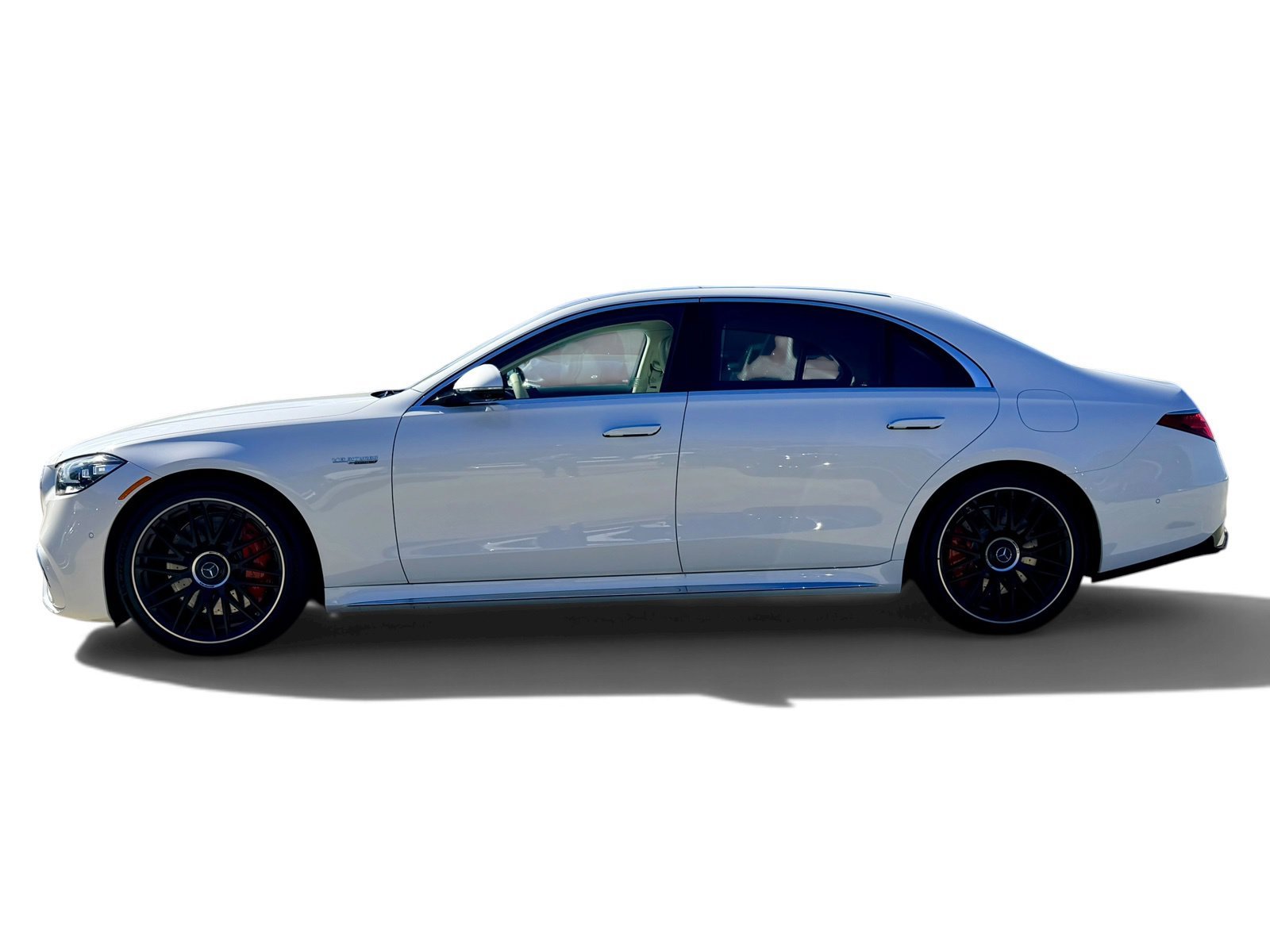 Certified Used 2025 MANUFAKTUR Moonlight White Metallic Mercedes-Benz S 63 E AMG® image 9