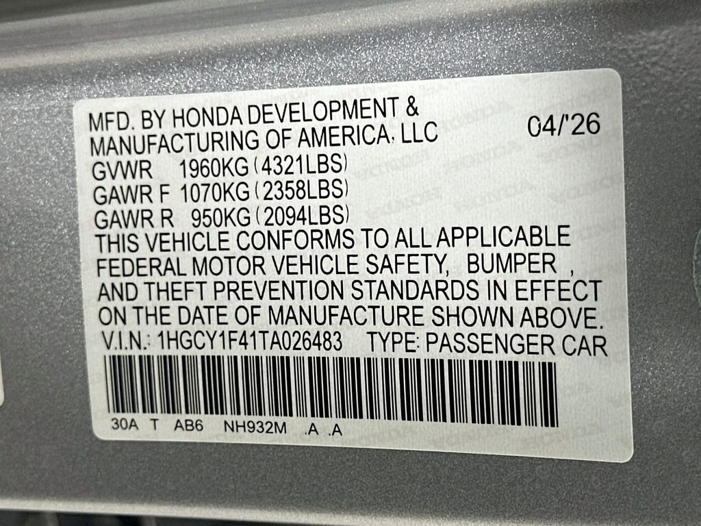 2026 Honda Accord SE - Photo 32