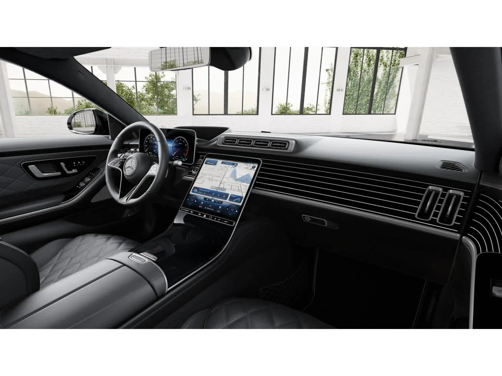 New 2026 Obsidian Black Metallic Mercedes-Benz S 580 image 5