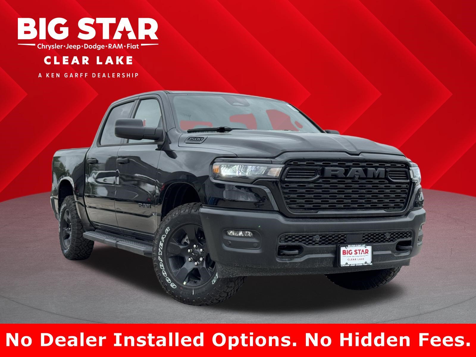 New 2026 Diamond Black Crystal Pearl-Coat Exterior Paint RAM Warlock image 1