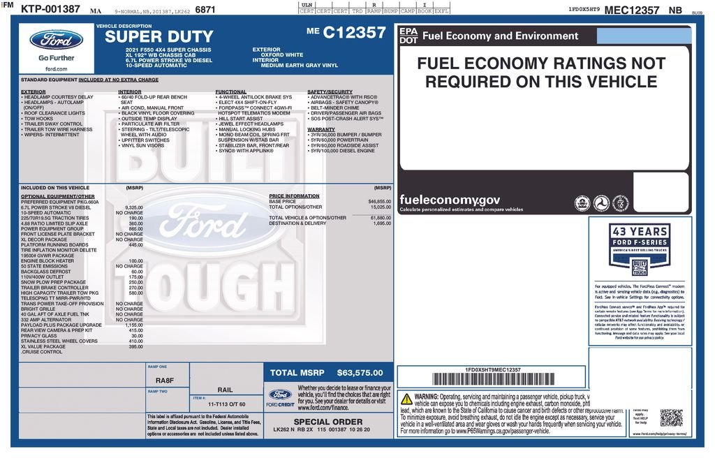 Certified Used 2021 Oxford White Ford XL image 30