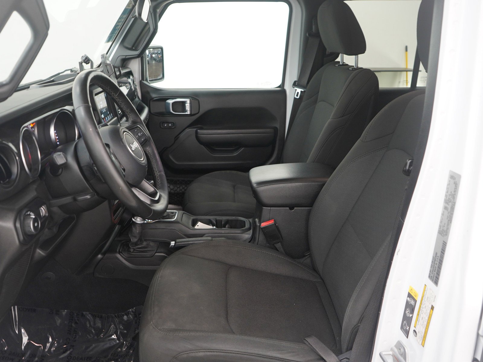 Used 2023 Bright White Clearcoat Jeep Sport image 23