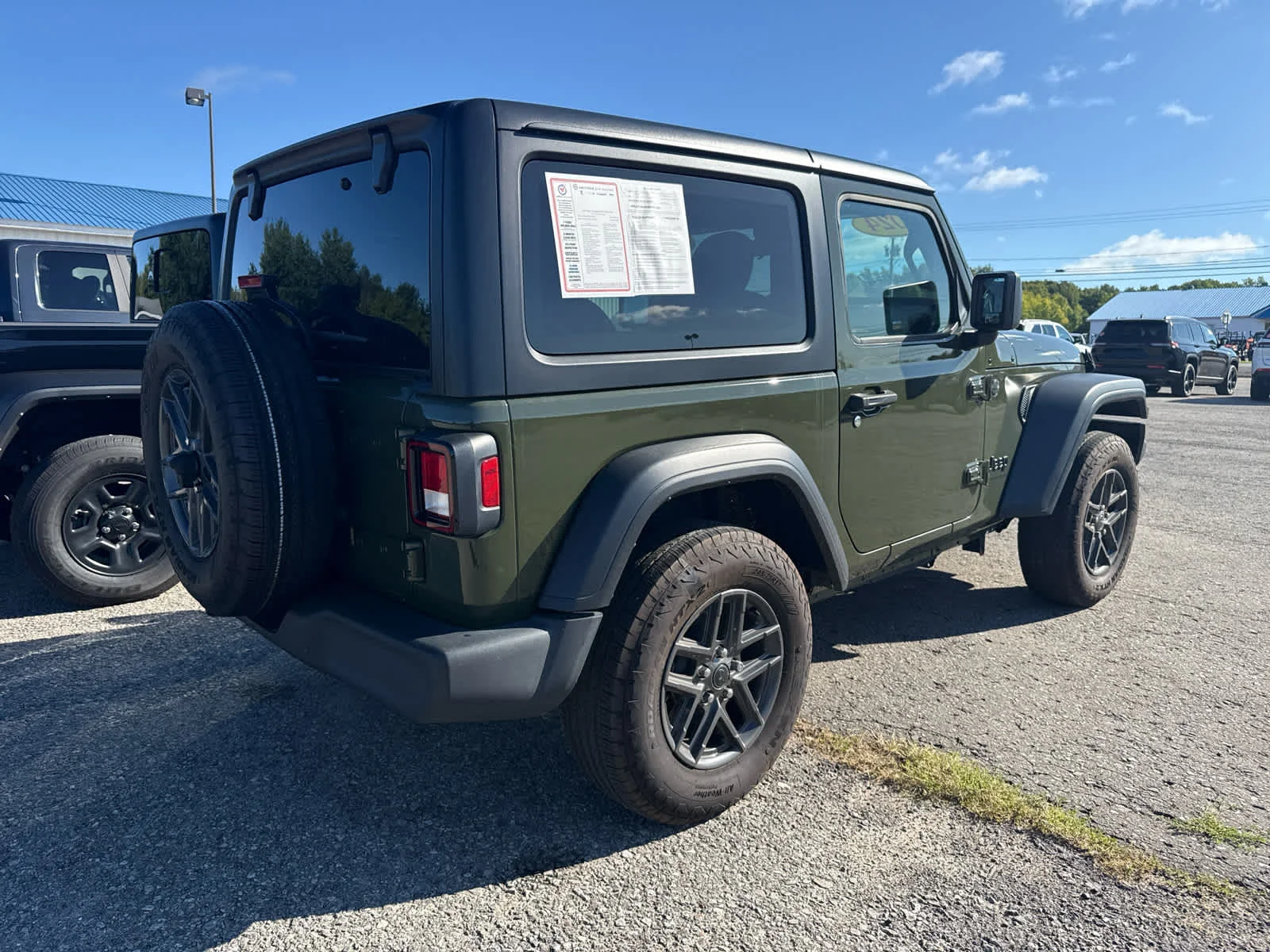 Used 2024 Sarge Green Clearcoat Jeep Sport S image 4