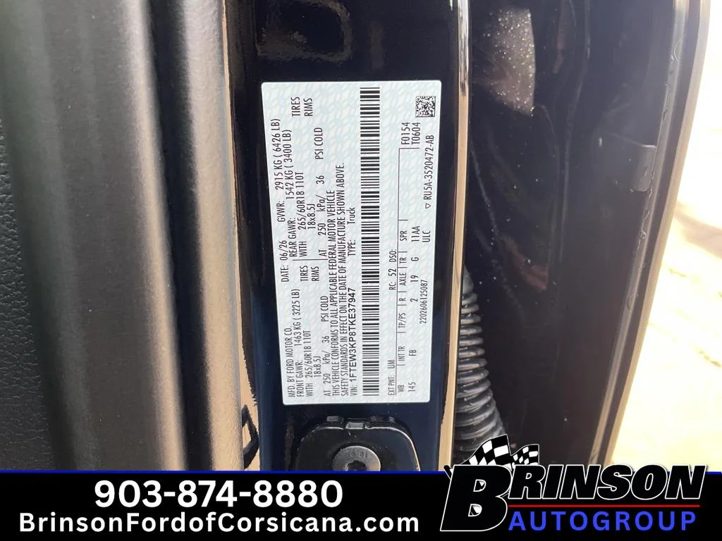 New 2026 Agate Black Metallic Ford XLT image 18