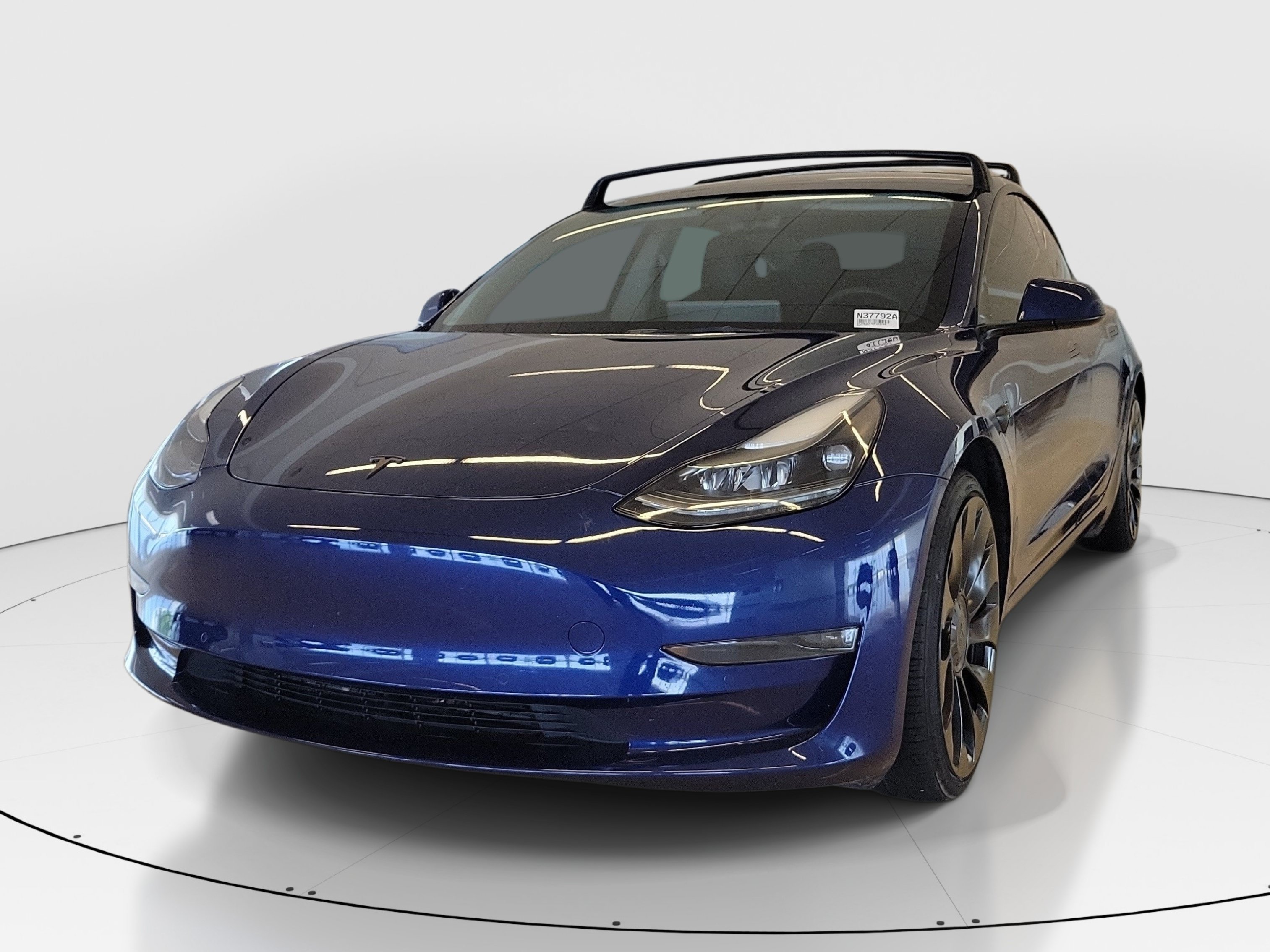 Used 2022 Deep Blue Metallic Tesla Performance image 4