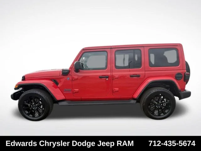 Used 2025 Red Jeep Sahara 4xe image 4