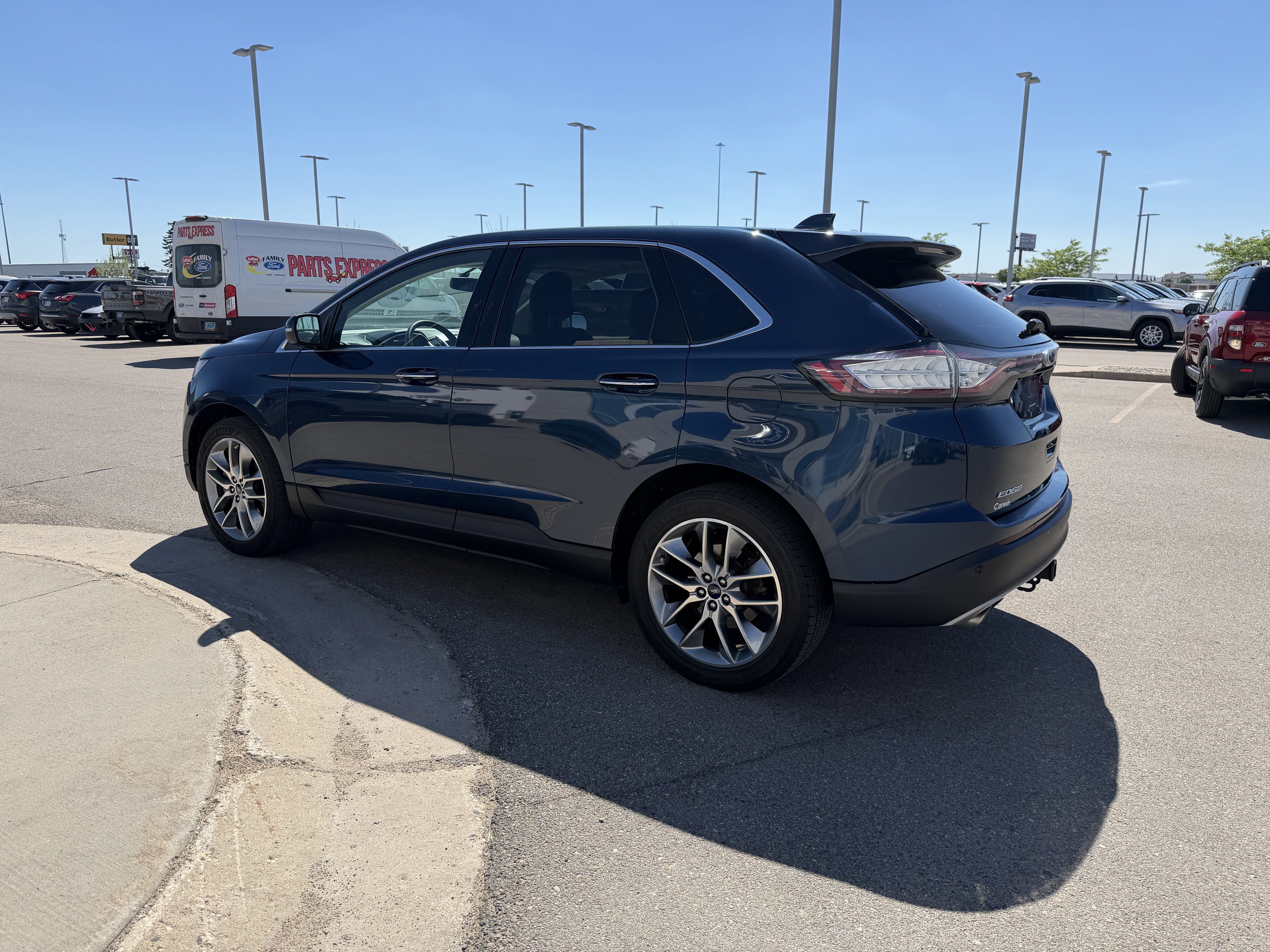 Used 2017 Blue Jeans Metallic Ford Titanium image 3