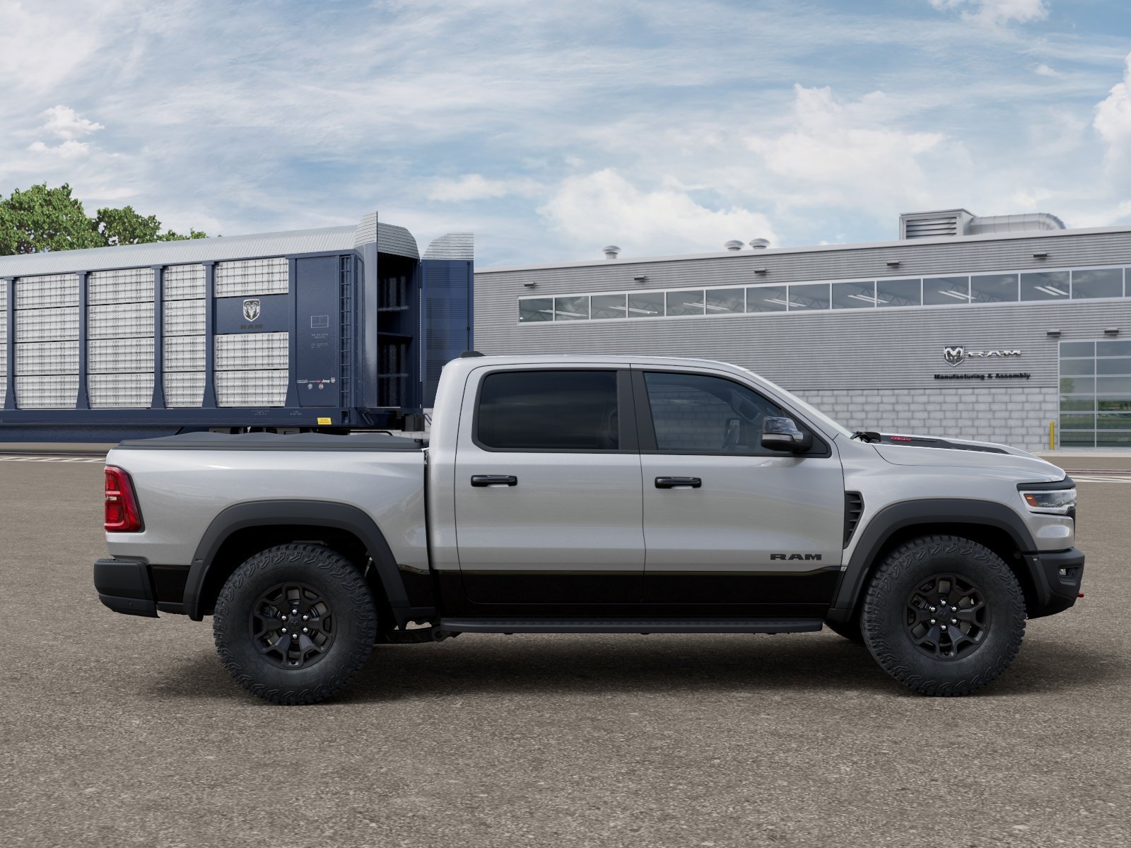 New 2027 Silver Zynith Exterior Paint RAM TRX image 12