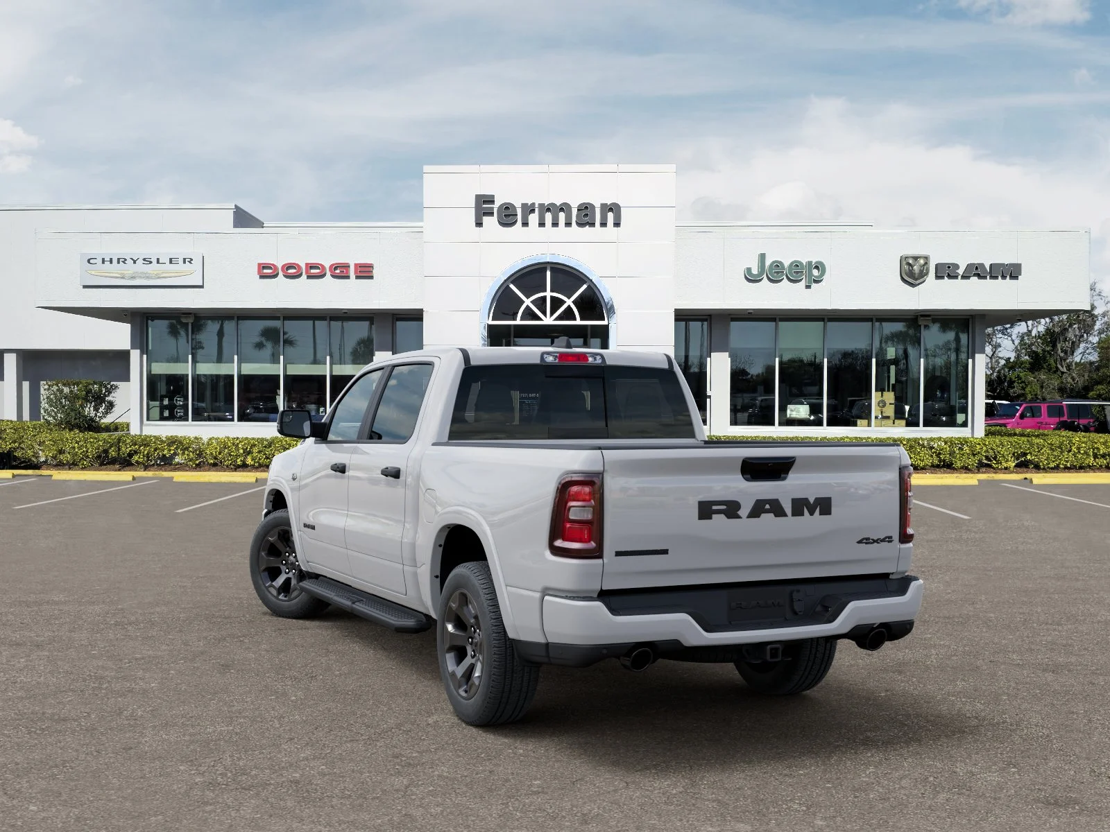 New 2026 Bright White Clear-Coat Exterior Paint RAM Big Horn/Lone Star image 33