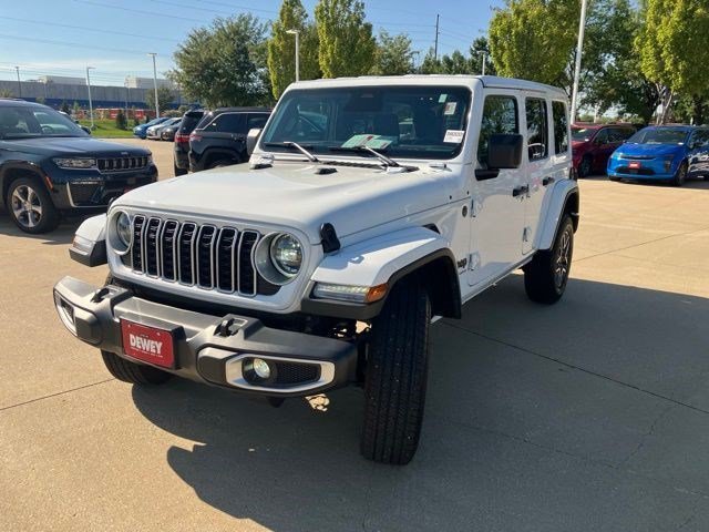 Certified Used 2025 Bright White Clearcoat Jeep Sahara image 3