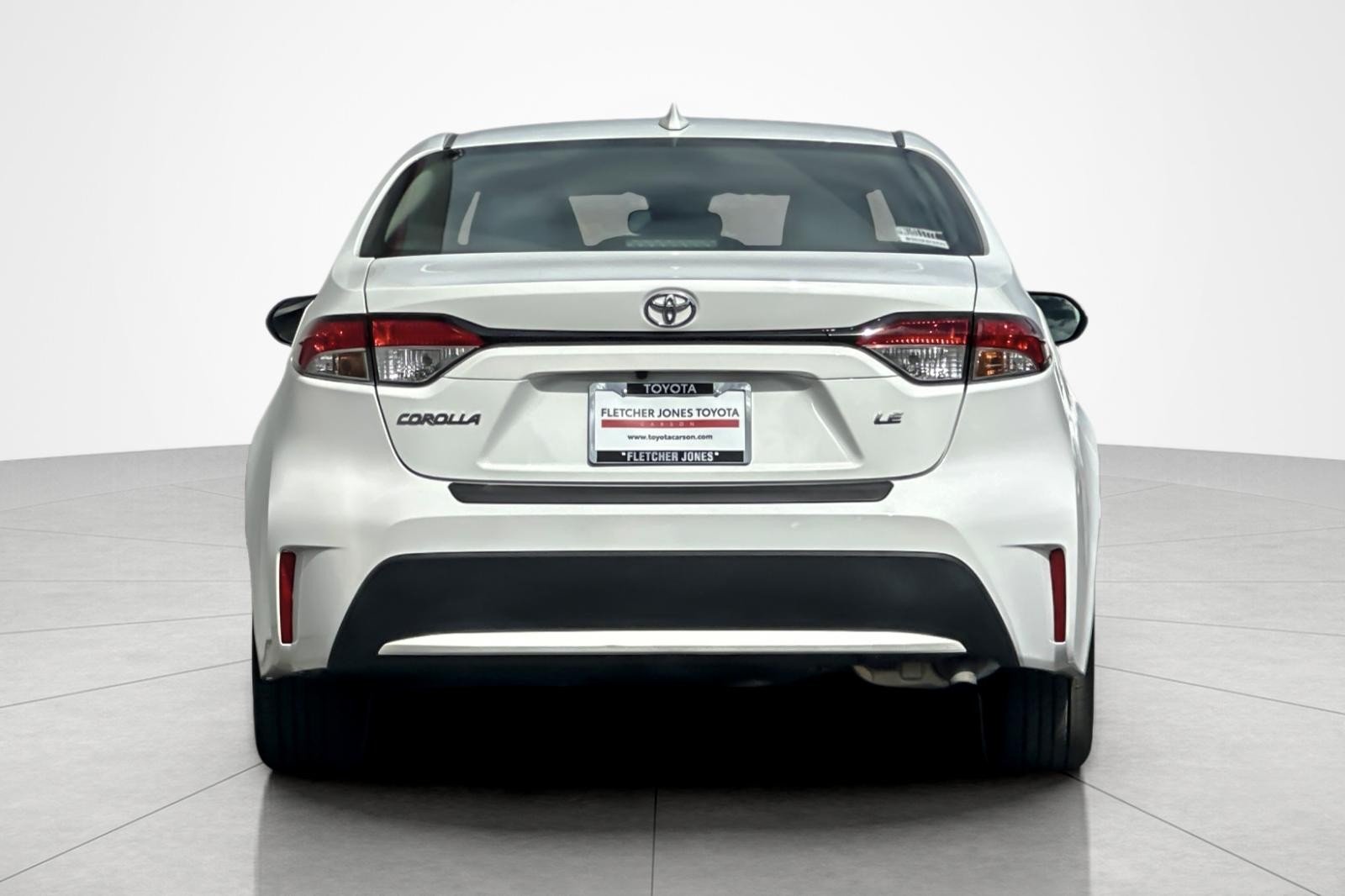 Certified Used 2021 Super White Toyota LE image 4