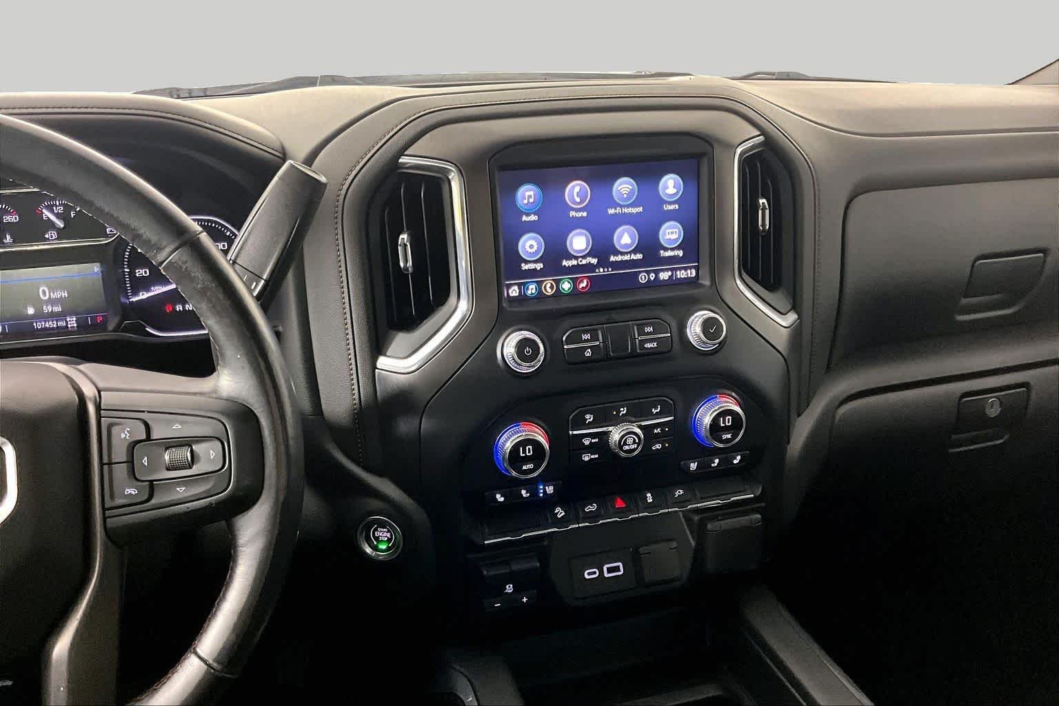 Used 2021 EBONY TWILIGHT METALLIC GMC AT4 image 7