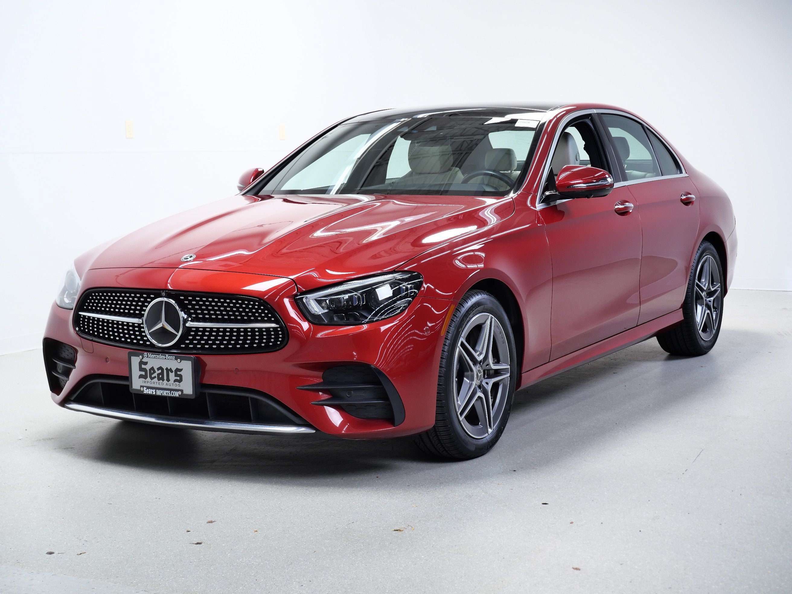 Used 2021 designo Cardinal Red Metallic Mercedes-Benz E 350 image 9