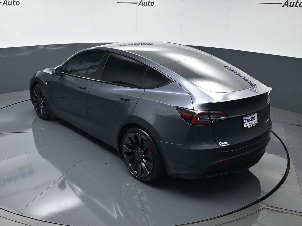 Used 2022 Midnight Silver Metallic Tesla Performance image 46