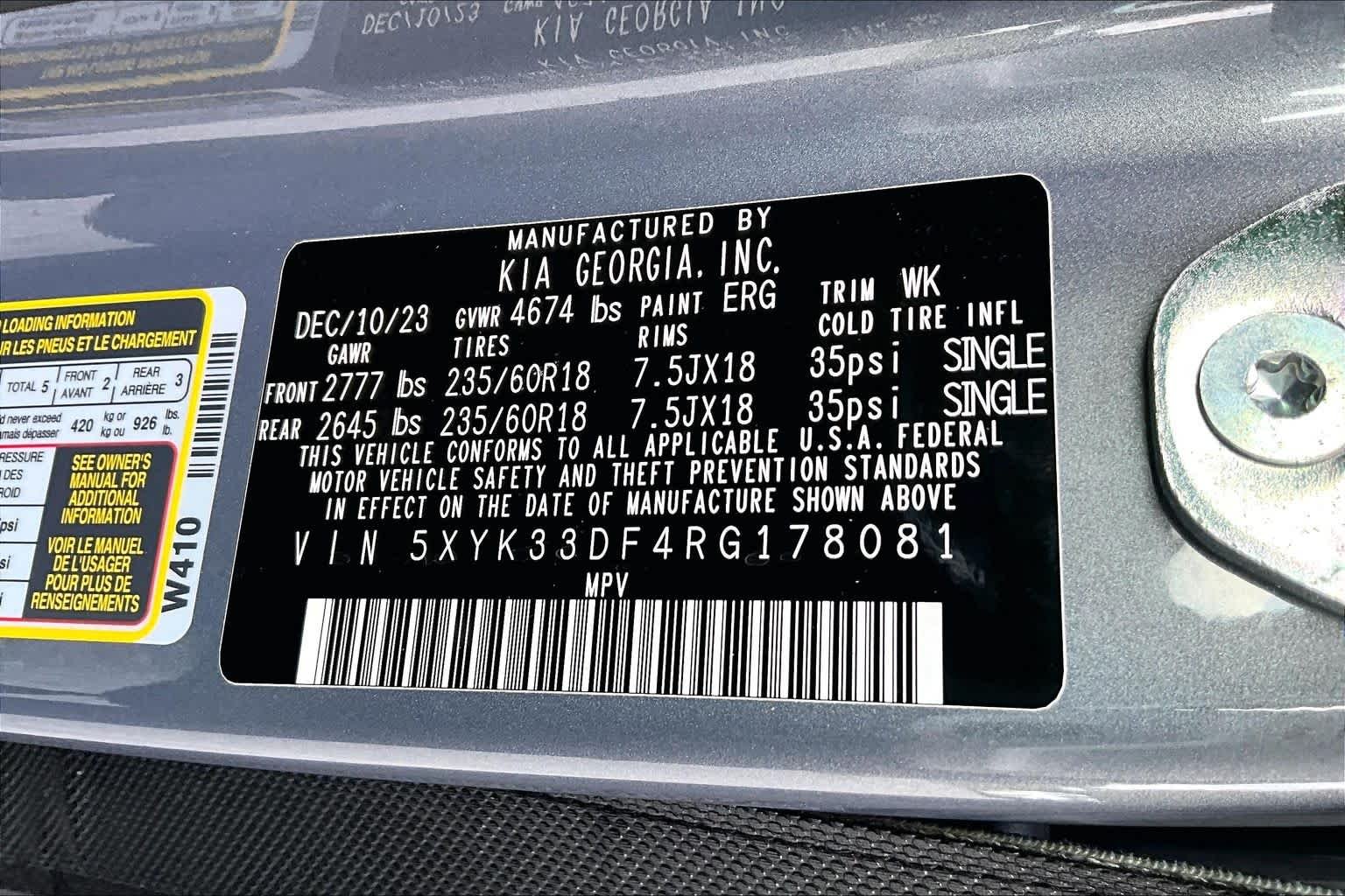 Used 2024 Everlasting Silver Kia EX image 36