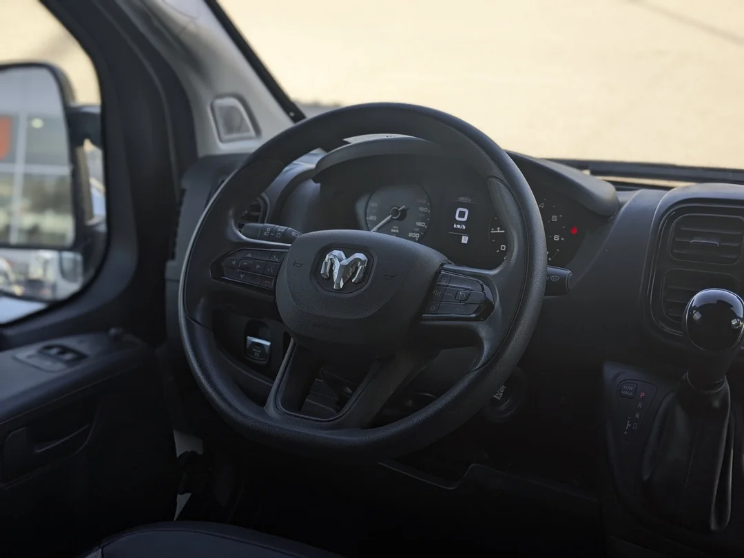 Certified Used 2025 White RAM Tradesman - - C/V HR 136 WB - Pkg 22B - Convenience Grp - Mopar Cargo Mat - Wall Paneling & More! image 14