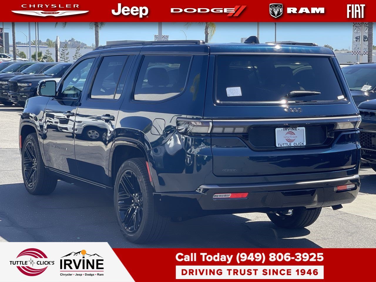 New 2026 Fathom Blue Pearlcoat Jeep Limited Reserve image 4