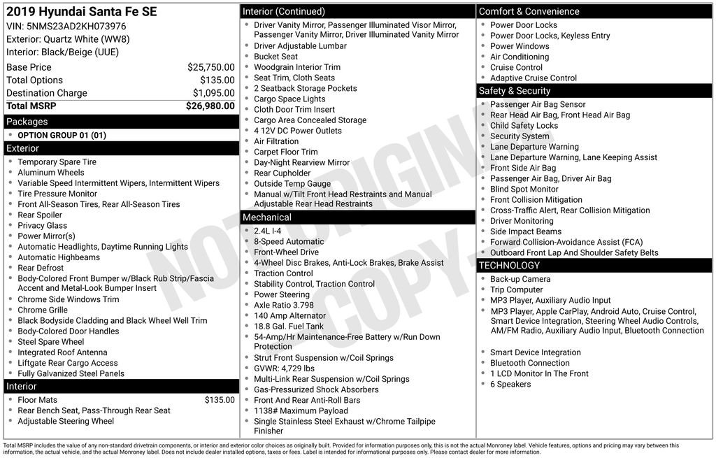 Used 2019 Gray Hyundai SE image 2