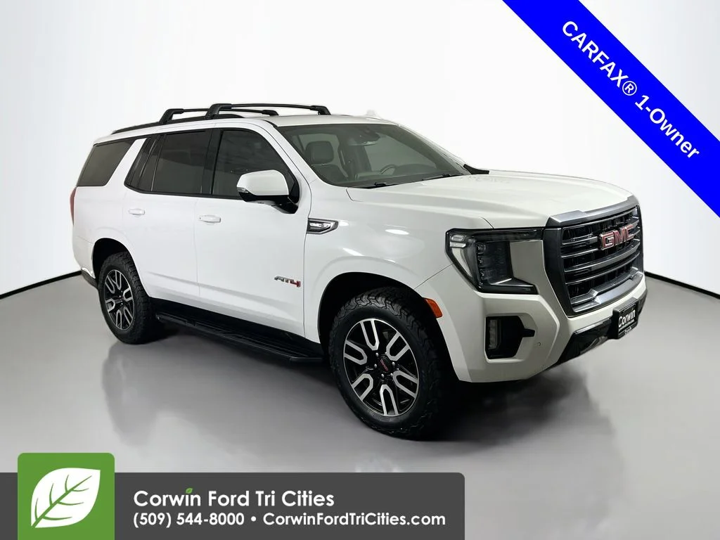 Used 2022 Summit White GMC AT4 image 1