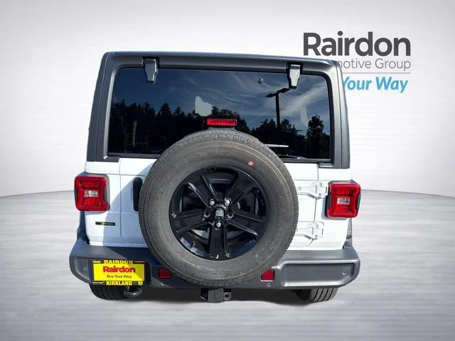 Used 2020 Bright White Clearcoat Jeep Unlimited Sport Altitude image 6