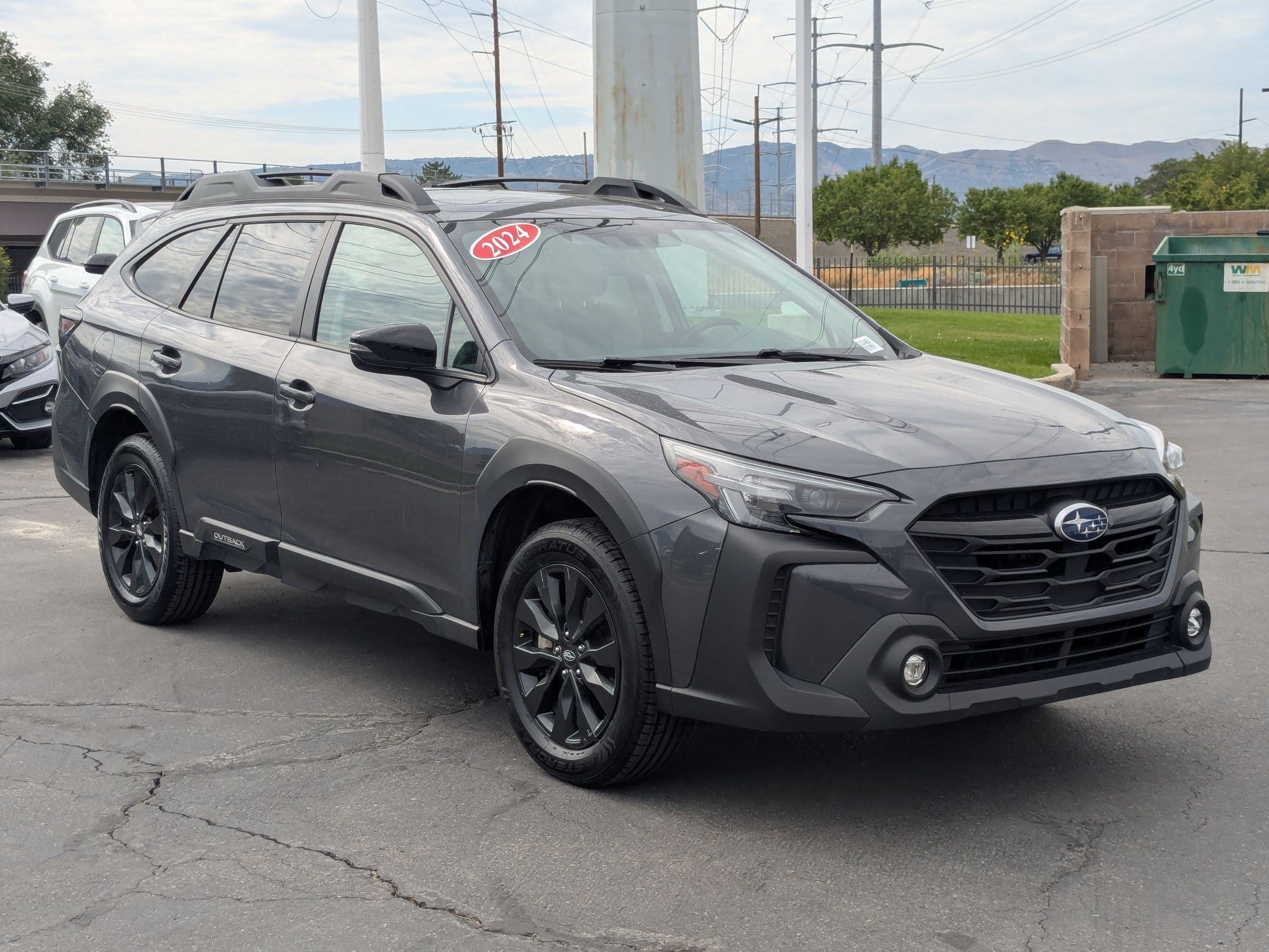 Used 2024 Magnetite Gray Metallic Subaru Onyx Edition image 8