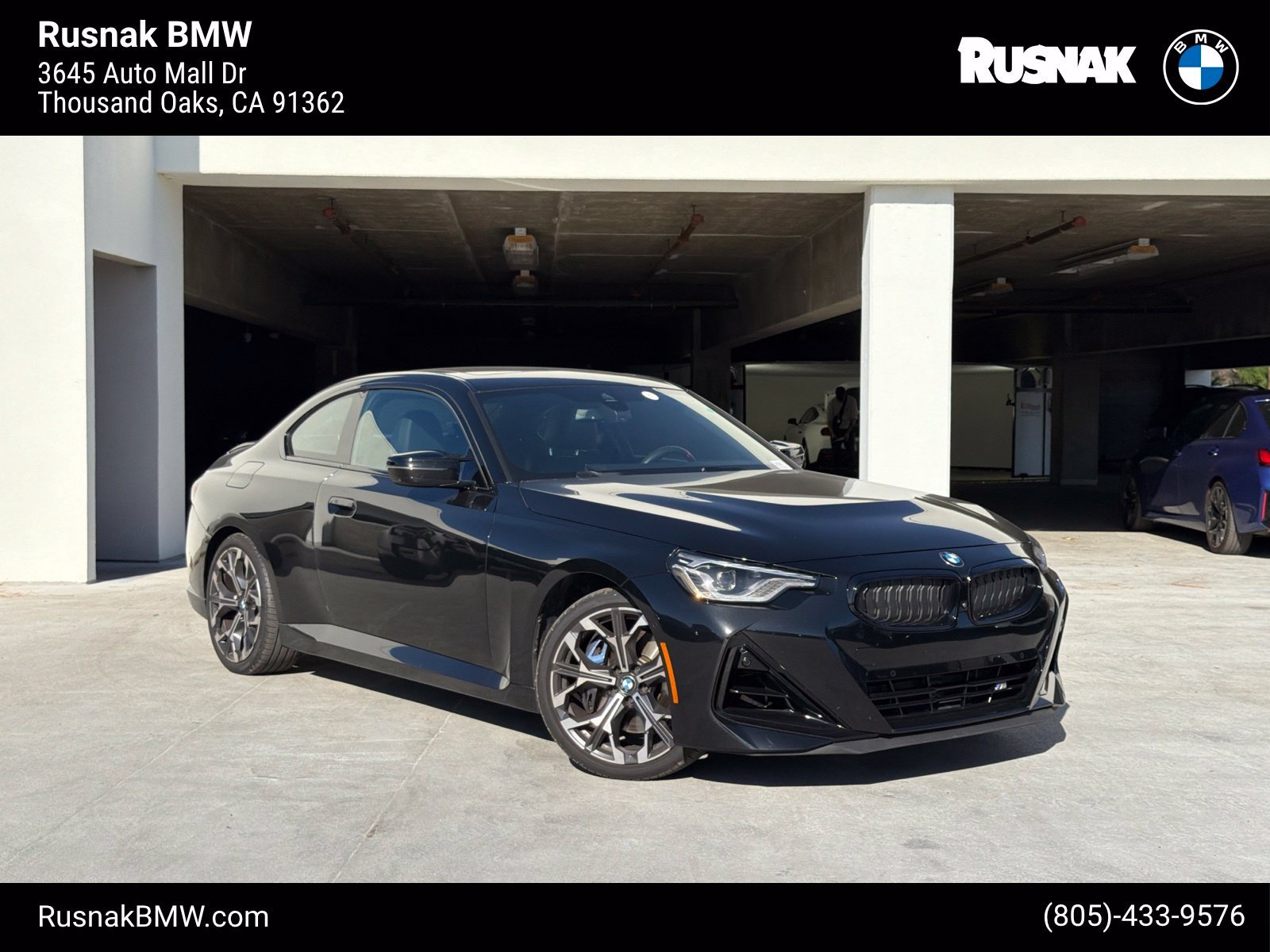 Used 2025 Black Sapphire Metallic BMW M240i image 1
