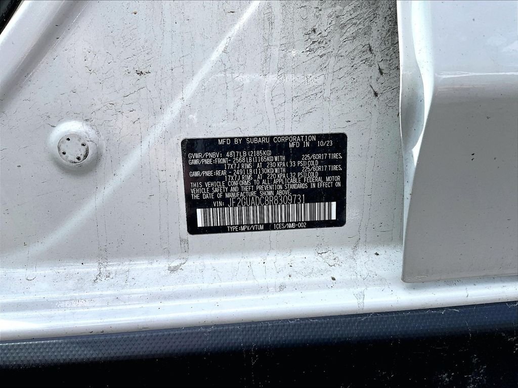 Used 2024 White Subaru Premium image 8