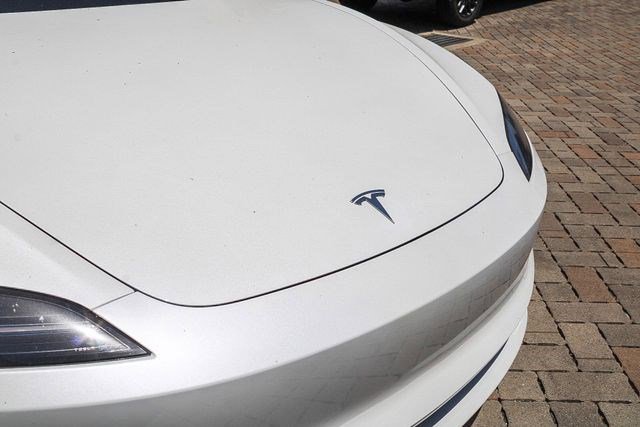 Used 2025 Pearl White Multi-Coat Tesla Long Range image 5