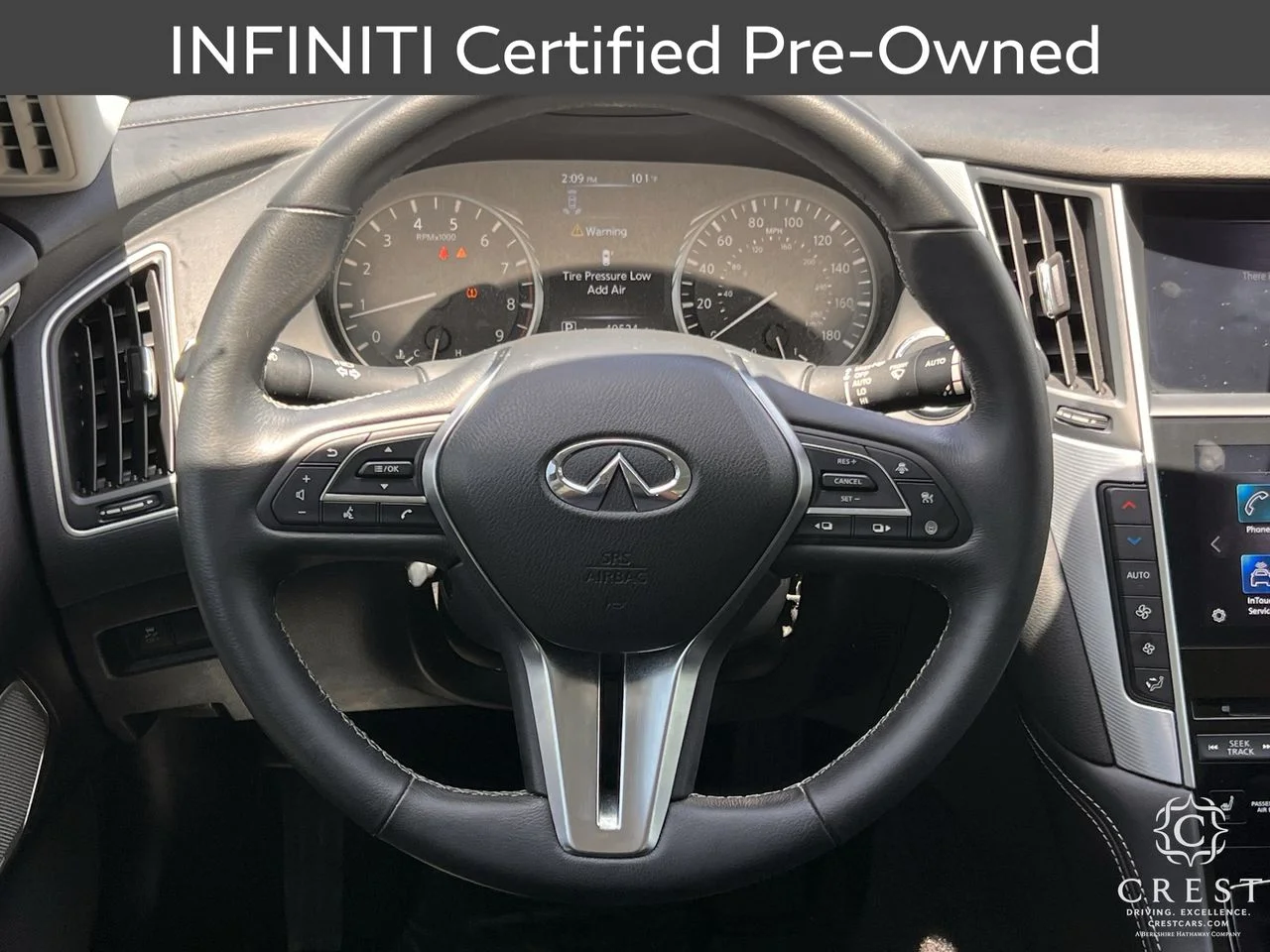 Certified Used 2023 Black Obsidian INFINITI LUXE image 13