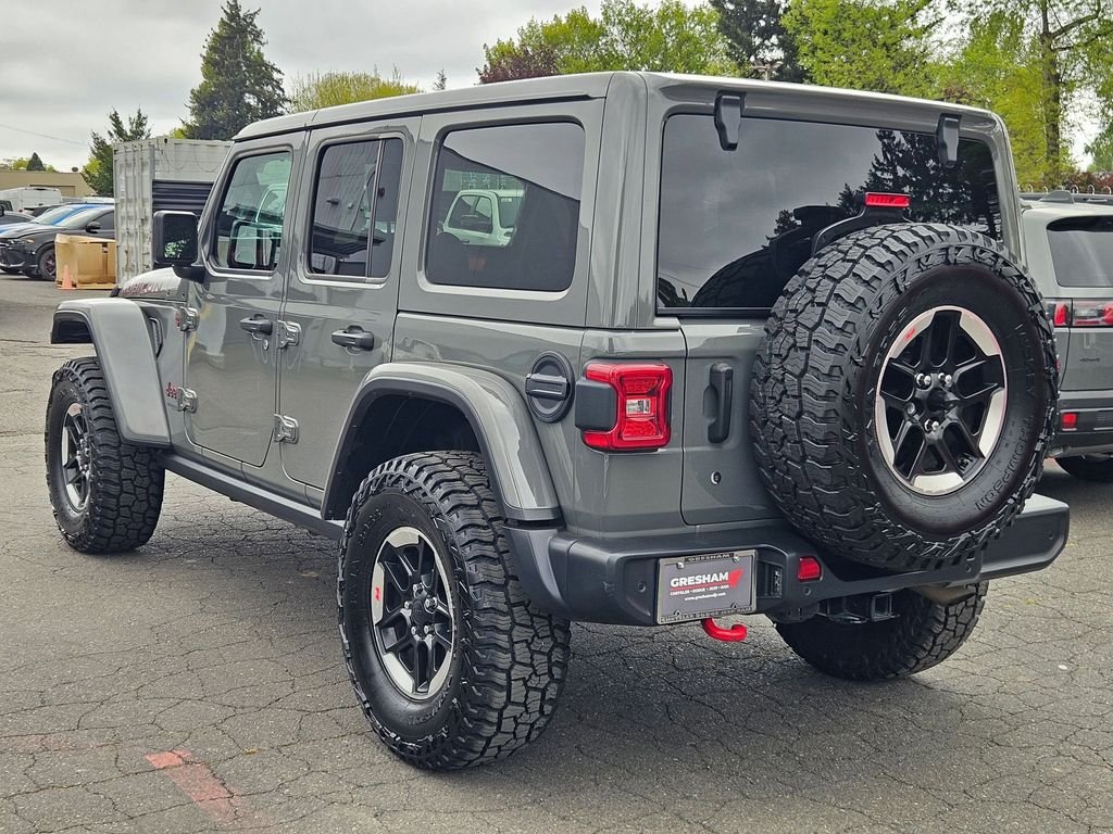 Certified Used 2020 Gray Clearcoat Jeep Unlimited Rubicon image 5