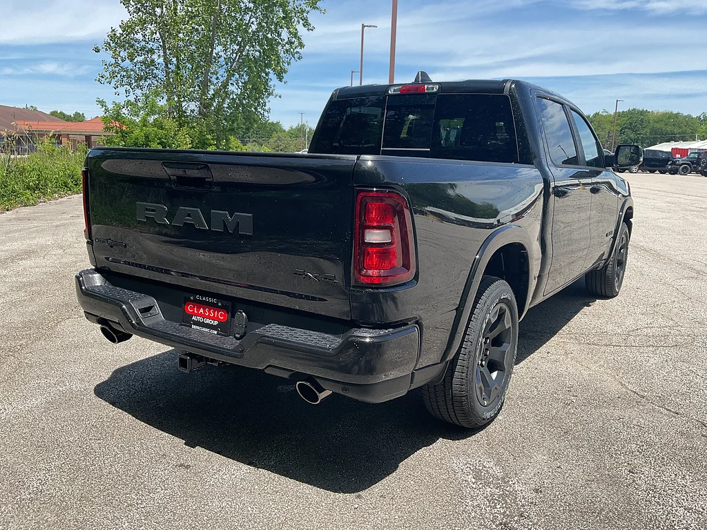 New 2026 Diamond Black Crystal Pearlcoat RAM Lone Star Crew Cab 4x4 5