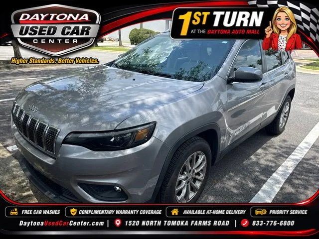 Used 2021 Billet Silver Metallic Jeep Latitude Lux image 1