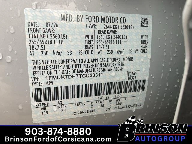New 2026 Space White Metallic Ford Active image 37