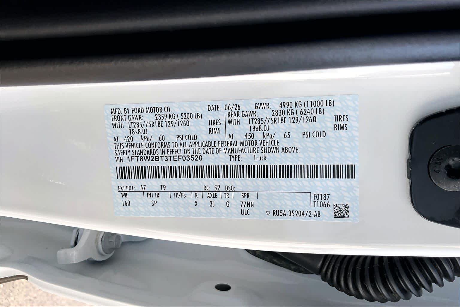 New 2026 Star White Metallic Tri-Coat Ford F-250® King Ranch® image 20