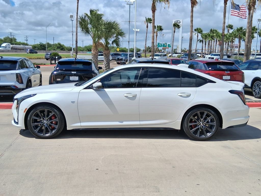 Used 2025 Crystal White Tricoat Cadillac Sport image 3