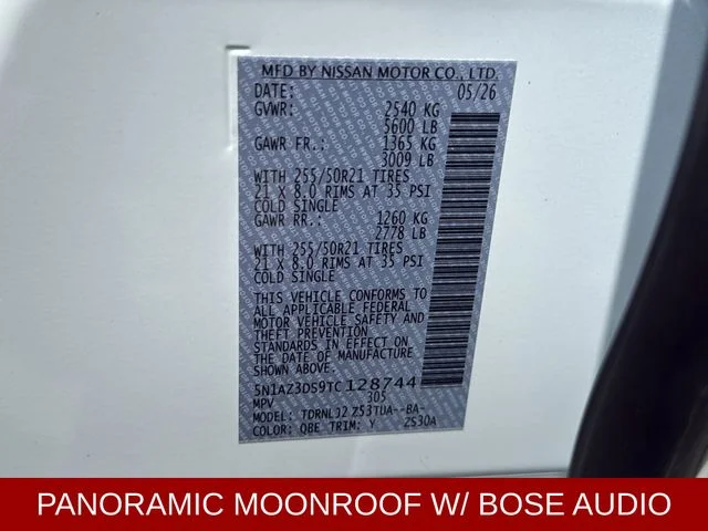 New 2026 Everest White Pearl TriCoat Nissan Platinum image 32