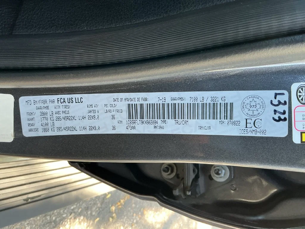 Used 2019 Gray Ram Rebel image 31