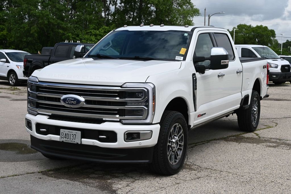 Used 2024 White Metallic Ford Limited image 5