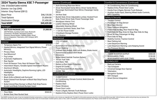 Used 2024 White Toyota XSE image 39