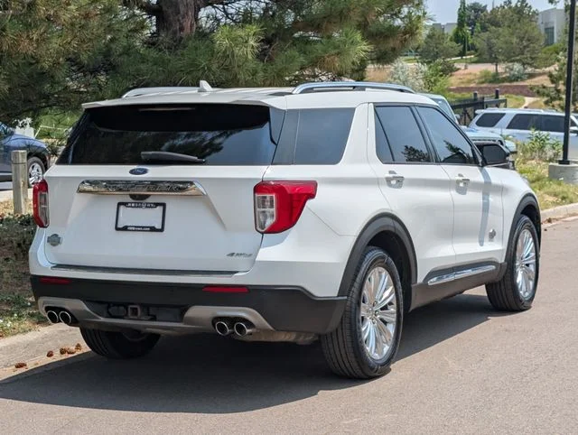 Used 2021 White Metallic Ford King Ranch image 3