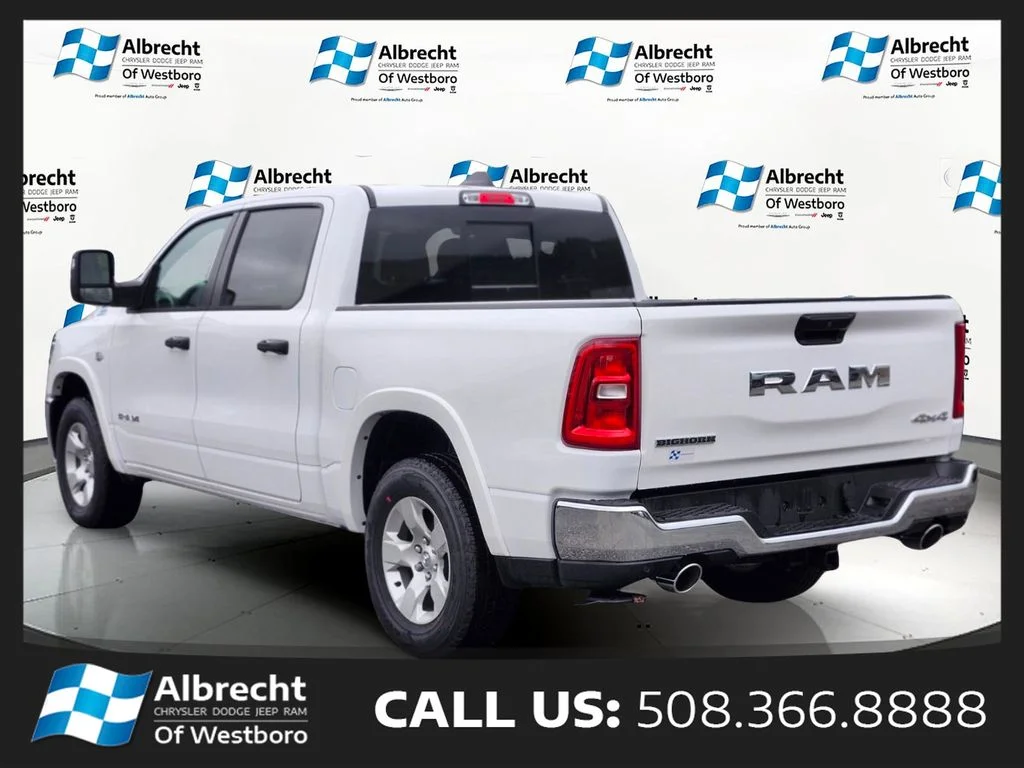 New 2026 Bright White Clear-Coat Exterior Paint RAM Big Horn/Lone Star image 3