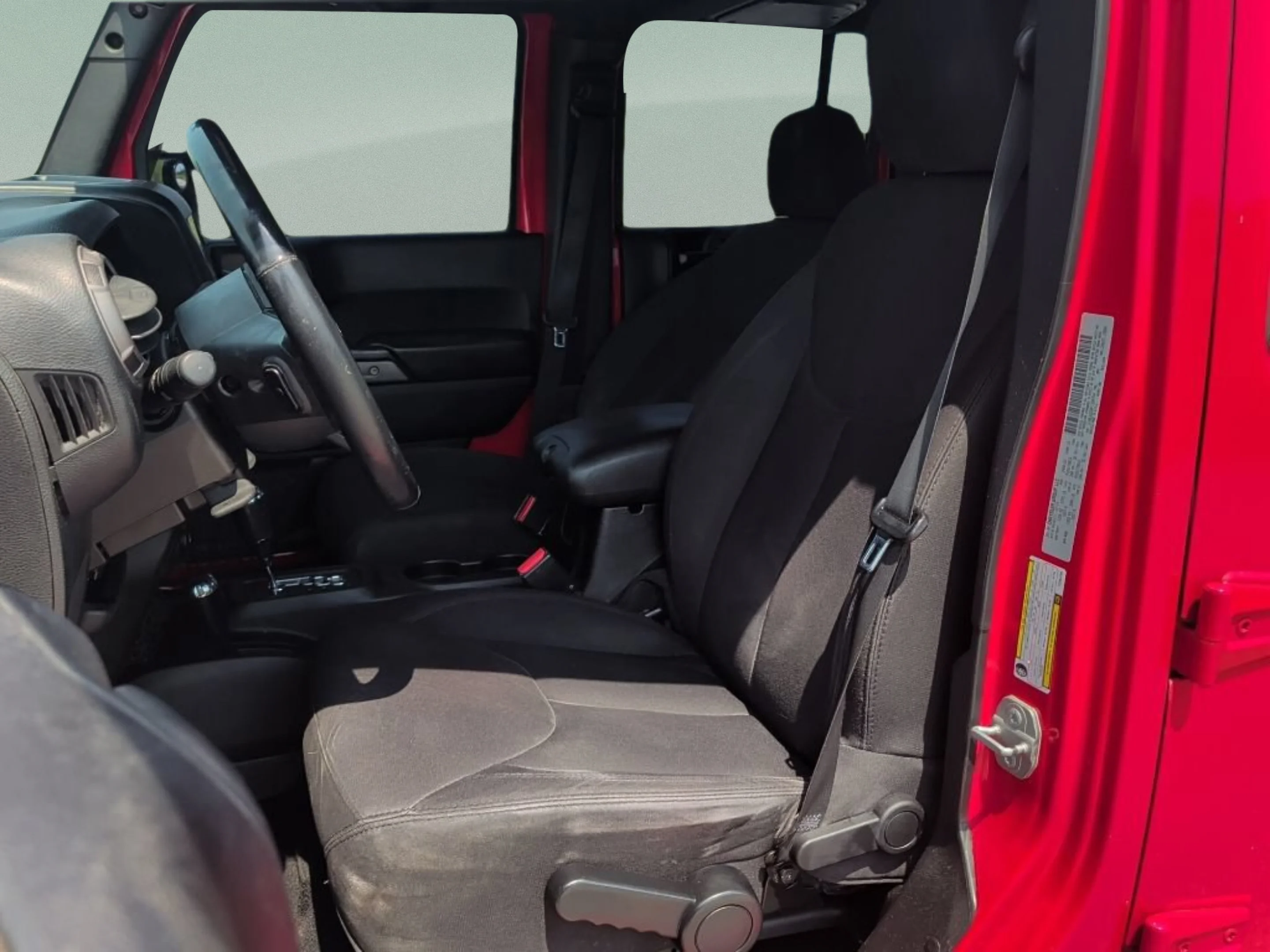 Used 2015 Firecracker Red Clear Coat Jeep Sport image 14